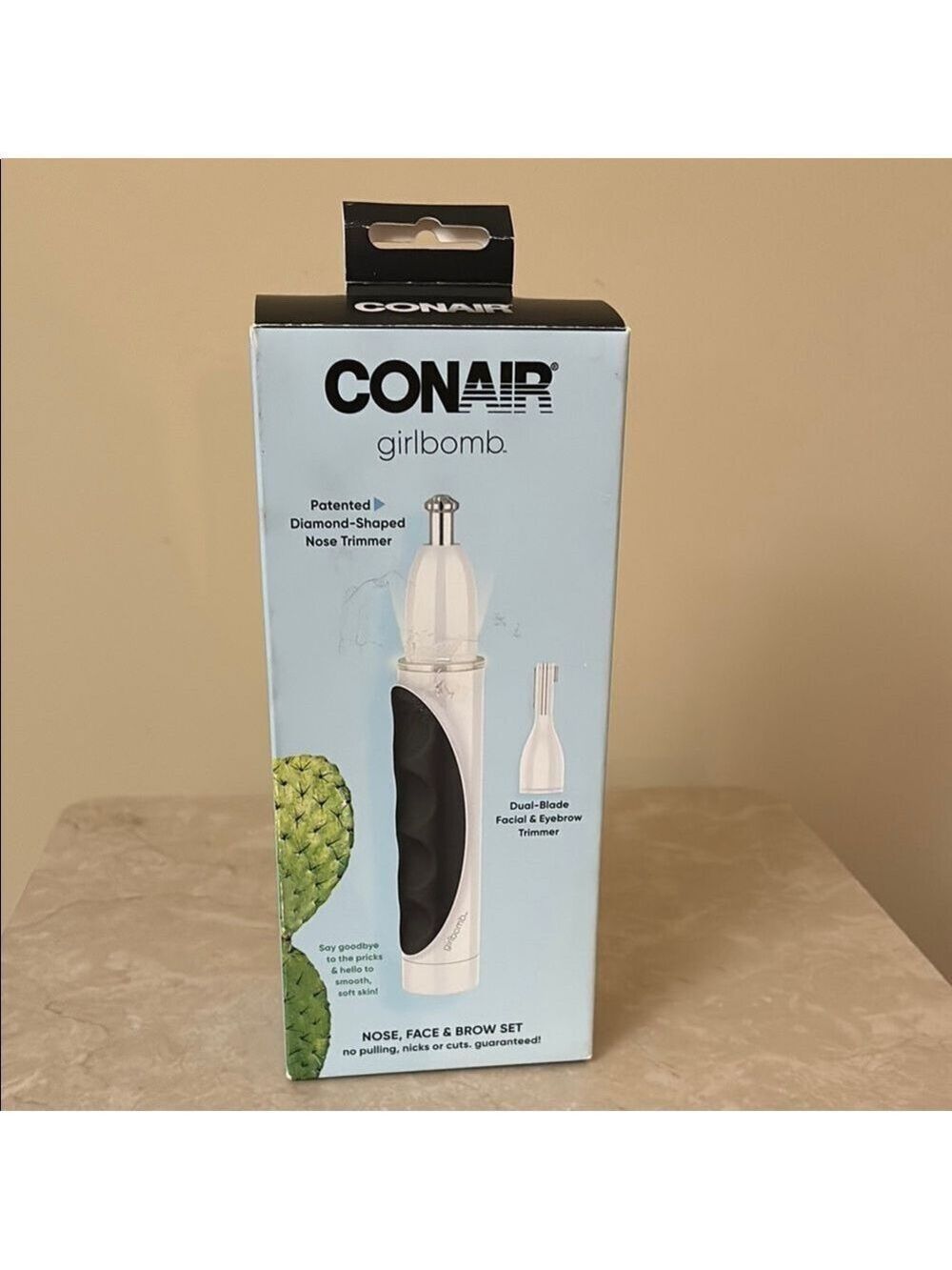 Conair Girlbomb Nose, Face & Brow Trimmer Set NIB